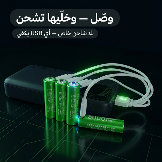بطارية ليثيوم قابلة لإعادة الشحن